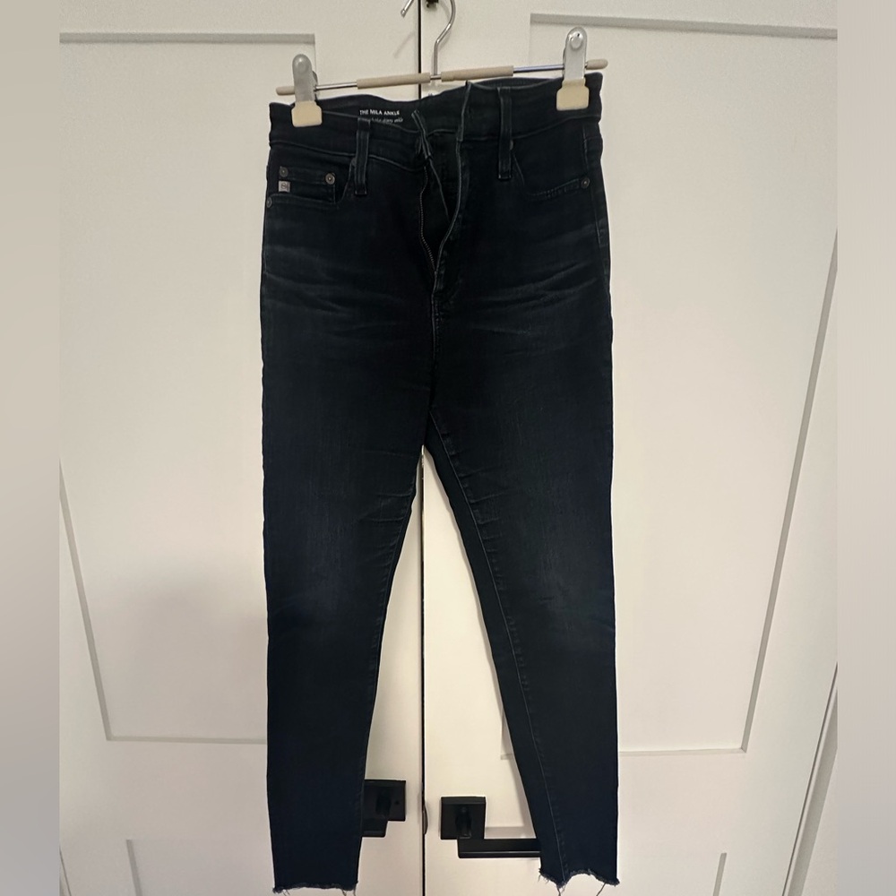 AG Adriano Goldschmied Mila Super High-Rise Skinny Ankle Jeans